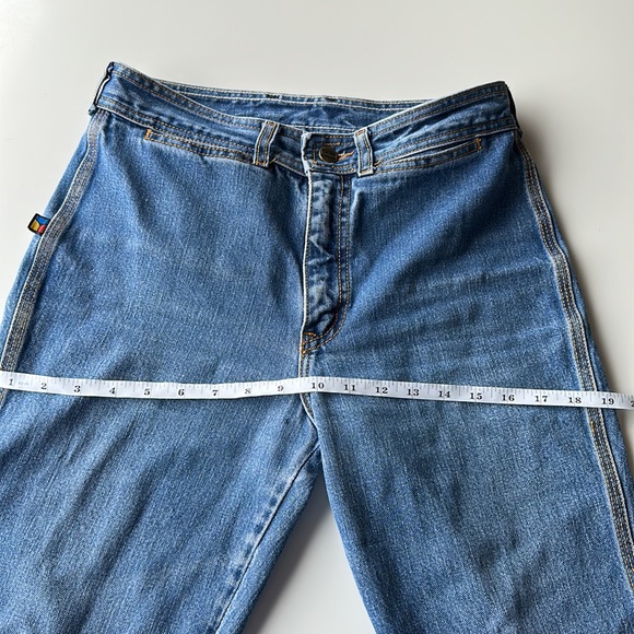 Vintage Bon Jour high rise hippy 70’s Jeans sz 28/32 - Picture 9 of 9